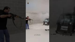 Ceo Performs Live Bullet Proof Test With Ak 47  #shorts