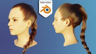 How to Create Realistic Braid Hair in Blender 4.1