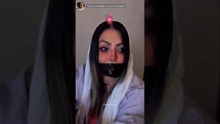 persian woman black tape gagged