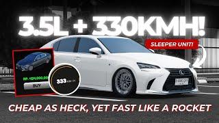 [EN] 330KM/H, YET AFFORDABLE! Sleeper Ahh! - Lexus GS 350 - CDID V1.9.5