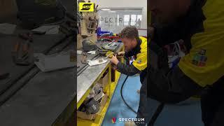ESAB Warrior Edge 500 water cooled pulsed MIG welding 4043 aluminium 1.2mm wire