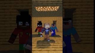 Steve SAVES MrBeast & Speed From Zombie Raid! #minecreep #minecraft #animation