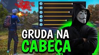 ATÉ HACKER VAI TREME! ️ a MELHOR SENSIBILIDADE para SUBIR CAPA no FREE FIRE na NOVA ATUALIZAÇÃO!