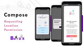 Compose Location Permission | Requesting Location Permission in Jetpack Compose with UI UX
