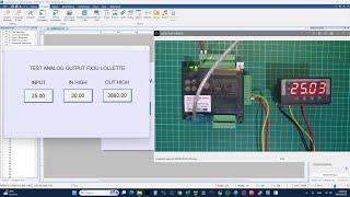 Scaling analog output pada plc FX3U Lollette