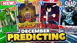 PREDICTING Every Card Coming In December! Marvel Rivals Cards! | Marvel Snap