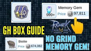 How to get lots of Glast Heim Chests and NO GRIND MEMORY GEMS! :)