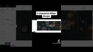 A slider for an E-commerce website