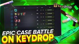 EPIC CASE BATTLE ON KEYDROP! *SHOCKED*