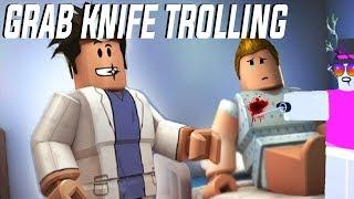 GRAB KNIFE TROLLING | ROBLOX EXPLOITING #2