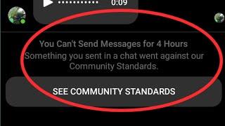 How To Solve You Can't Send Messages For 3 Days On Messenger ( HP Zone )