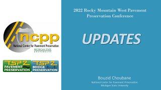 NCPP/TSP2 Update – Bouzid Choubane, NCPP -- RMWPPP 2022-09-28