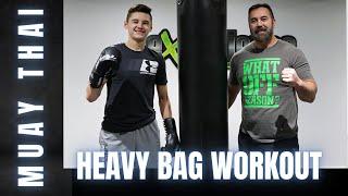 Muay Thai | 5 Round Heavy Bag Workout