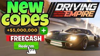 *NEW CODES* ALL WORKING CODES FOR DRIVING EMPIRE IN 2025! ROBLOX DRIVING EMPIRE CODES