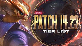 14.23 MID LANE TIER LIST