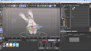 Cinema 4D Tutorial - Animating Characters Using Pose Morph Tag