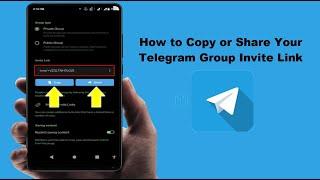 How to Copy or Share Your Telegram Group Invite Link on Android Device