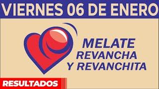 Resultado del sorteo de Melate, Revancha y Revanchita del Viernes 6 de Enero de del 2023.