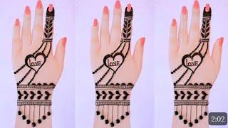 back hand  mehndi design |arabic mehndi for back hand | Mehndi ka design |Mehndi design |Mehndi