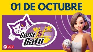 Sorteo GANA GATO de Hoy 01 de octubre 2024 