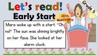 READING COMPREHENSION | GRADE 5 | PRACTICE READING / EARLY START