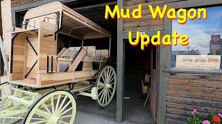 Mounting the Mud Wagon Body on Wheels | Engels Coach Shop