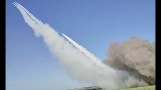 SMERCH MRLS launch rockets salvo