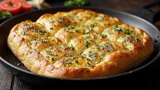 I don't buy flatbread anymore! The new perfect recipe for flatbread with herbs!