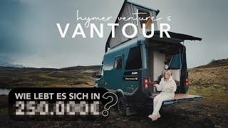 Vantour im HYMER Venture S | Wie schlägt sich das Konzept im roughen Alltag von Island?  #HYMER