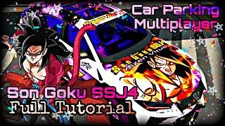 Car Parking Multiplayer , Son Goku SSJ4 Anime Design Tutorial Lamborghini Urs -By Aizen Virus