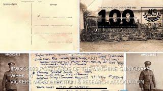 #MGC2022 Week 10 Postcards of the Machine Gun Corps