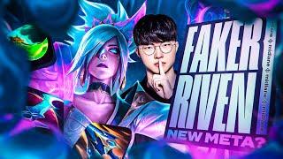 FAKER LOCKS RIVEN MID AND THIS HAPPENED...