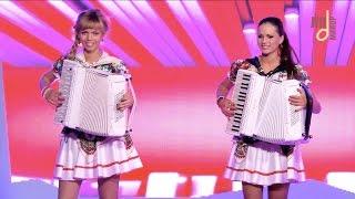 2 ACCORDIONS Аккордеонистки России дуэт"ЛюбАня"- СМУГЛЯНКА