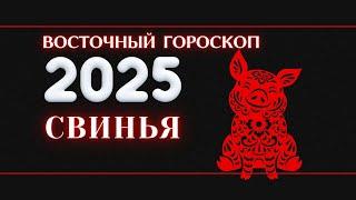 2025 - ВОСТОЧНЫЙ ГОРОСКОП ДЛЯ СВИНЬИ НА 2025 ГОД.  ГОД ЗМЕИ 2025