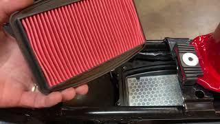 How to change the air filter on the Lifan KPR 200