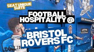 Bristol Rovers FC Seat Unique Suite hospitality - REVIEWED 