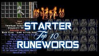 Top 10 Starter Runewords - Diablo 2