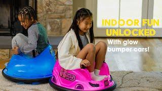 Rainy Day Saved by the Glow Bumper Car ️ | Indoor Fun for Toddlers by Flybar