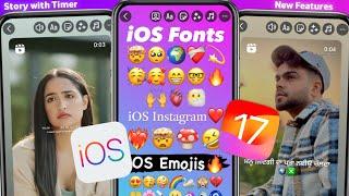 InstaFusion Full Tutorial | iOS Emojis + Bold Fonts | Round Edge Story with Timer