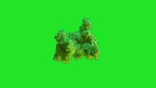 Smoke bomb green screen videos