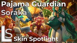 Pajama Guardian Soraka - LoL Skin Spotlight - Star Guardian Season 2 - League of Legends