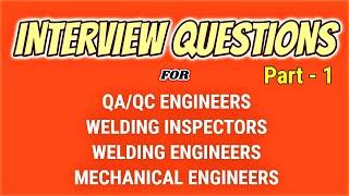 [Hindi/Urdu] Interview Questions for Welding, QA/QC and Mechanical Engineers