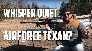 Testing the AirForce Texan .45  Big Bore Airgun with the DonnyFL Emperor Suppressor