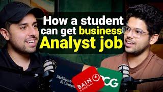 From Student to Business Analyst: Your Step-by-Step Guide to Join Consulting Companies