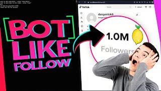 *WORKING* TikTok LIKE & FOLLOW BOT (python + tutorial) 2024