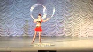 Hula-hoops. Circus Carusel