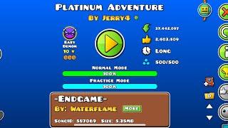 Geometry Dash | Platinum Adventure | By Jerry4 | 100% Complete! | Daniel’s doodles