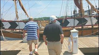 A Look at Maine's First Ship (The Pinnace Virginia) in Bath, ME - July 2023