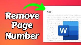 How to Remove Page Number From Cover Page in Word (Quick Guide)