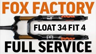 Fox Factory Series Float 34 FIT4 2021 fork FULL Service guide for beginners. Long but SUPER detailed